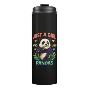 Garrafa Térmica Apenas uma garota que ama pandas fofos