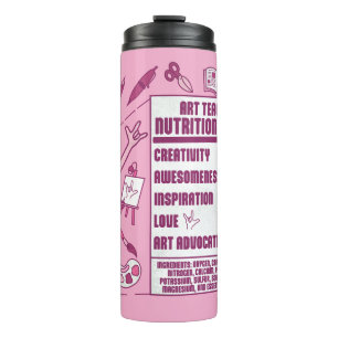 Garrafa Térmica Apreciação aos Professores de Arte - Presente Perf