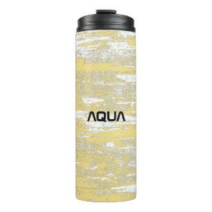 Garrafa Térmica Aqua Grunge, Amarelo, Legal