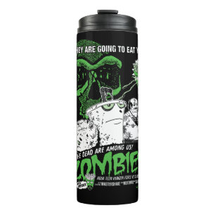 Garrafa Térmica Aqua Teen Fome Force Zombies Poster
