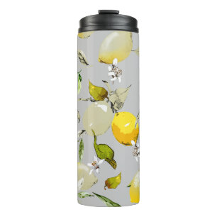 Garrafa Térmica Aquarela limões 18