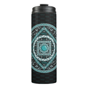 Garrafa Térmica Aquarius Mandala Tumbler Térmico
