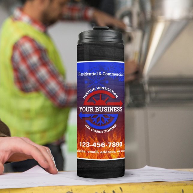 Garrafa Térmica Aquecimento e ar de HVAC (Criador carregado)