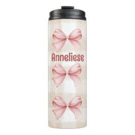 Garrafa Térmica Arcos Coquetéis Personalizados com Beige gingham