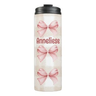Garrafa Térmica Arcos Coquetéis Personalizados com Beige gingham
