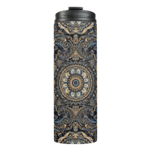 Garrafa Térmica Aria Grace Midnight Blue Peony Paisley Heritage