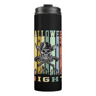 Garrafa Térmica Arma Caveira, Noite de Halloween
