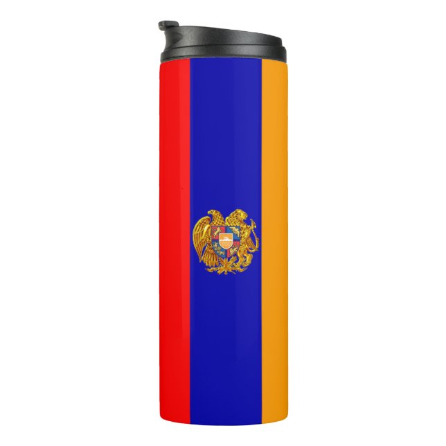 Garrafa Térmica Armênio Flag Thermal Tumbler (Rotação à direita)