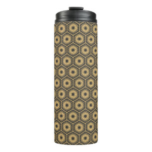 Garrafa Térmica Art Deco: Papel de parede hexagonal da vinheta