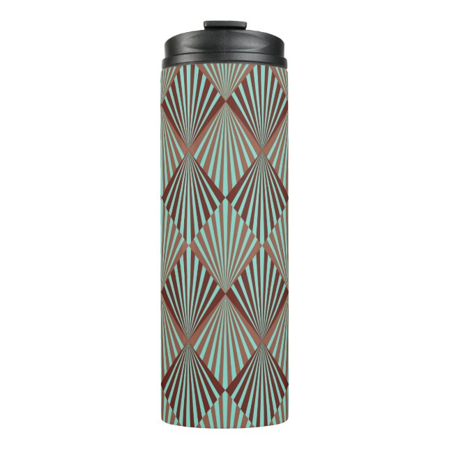 Garrafa Térmica Art Deco style seamless pattern texture (Frente)