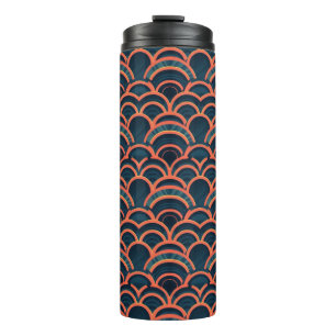 Garrafa Térmica Art Deco Waves Tumbler Térmico