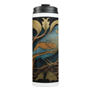 Garrafa Térmica Art Nouveau Bird Thermal Tumbler