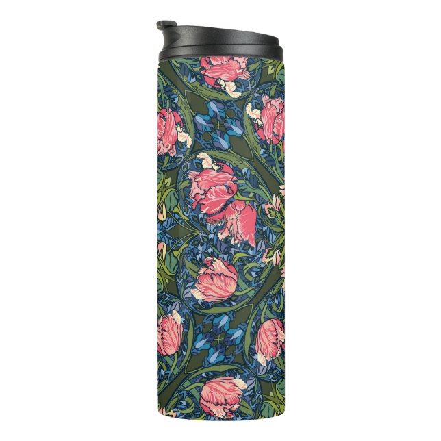 Garrafa Térmica Art Nouveau Tulip Garden (Rotação à direita)