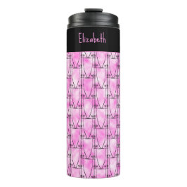 Garrafa Térmica Arte Africana, Silhouette Tropical Coconut Trees