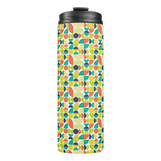 Garrafa Térmica Arte da Abstrato de Imagem Moderna do Século Médio (Frente)