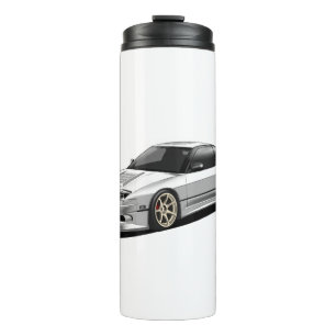 Garrafa Térmica arte do nissan 240sx desenhada à mão