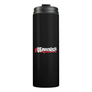 Garrafa Térmica Arte Indetectável do VIH UEqualsU