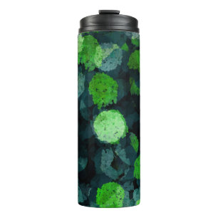 Garrafa Térmica Arte Legal e única do padrão floral/floral