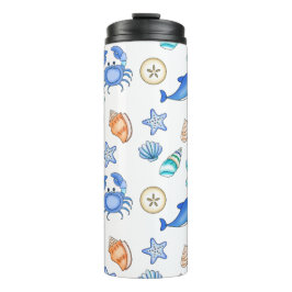 Garrafa Térmica Arte Oceânica de Praia