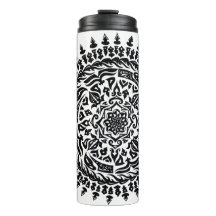 Arte Tribal Mandala Desenhada à Mão