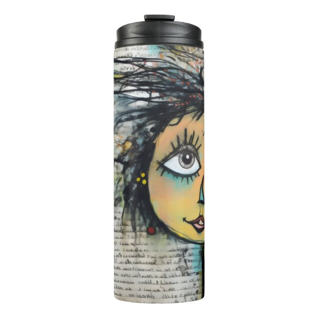 Garrafa Térmica ArtLady 25 Encantadora e desgastada (Frente)