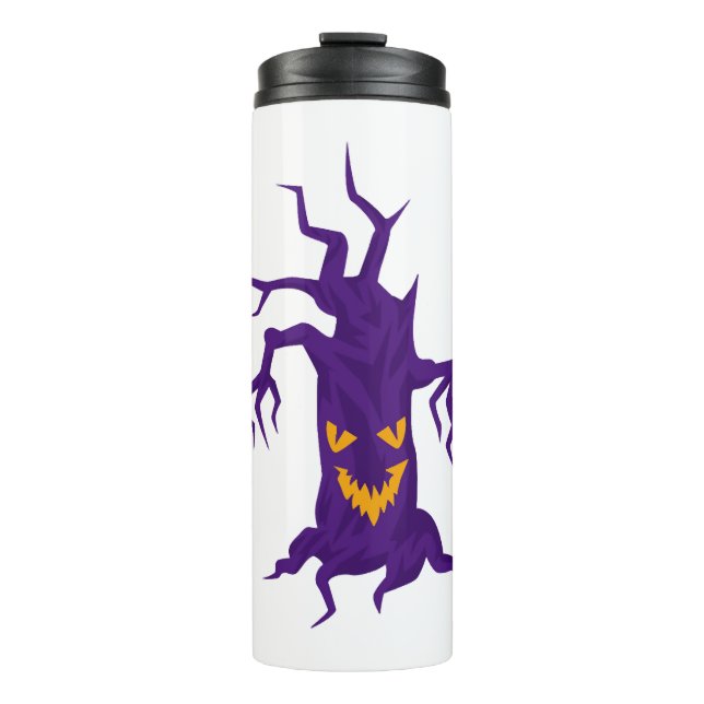 Garrafa Térmica Árvore de Halloween (Frente)