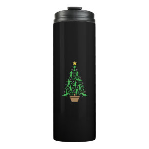 Garrafa Térmica Árvore de Natal de Futebol masculino