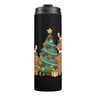 Garrafa Térmica Árvore de Natal Mose Oferta Crianças Moose de Nata