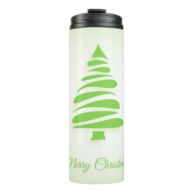 Garrafa Térmica Árvore Feliz de Natal (Frente)