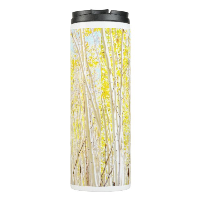Garrafa Térmica Árvores De Aspen De Bolo De Baunilha (Verso)