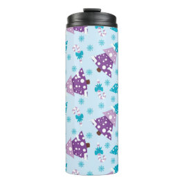 GARRAFA TÉRMICA ÁRVORES DE NATAL DE INVERNO DE RODAS E TURQUIAS