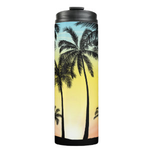 Garrafa Térmica Árvores tropicais de verão