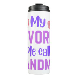 Garrafa Térmica As Minhas Pessoas Favoritas Chamam-Me Avó