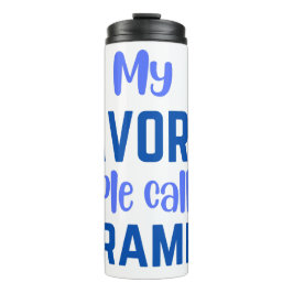 Garrafa Térmica As minhas Pessoas favoritas chamam-me Grampy