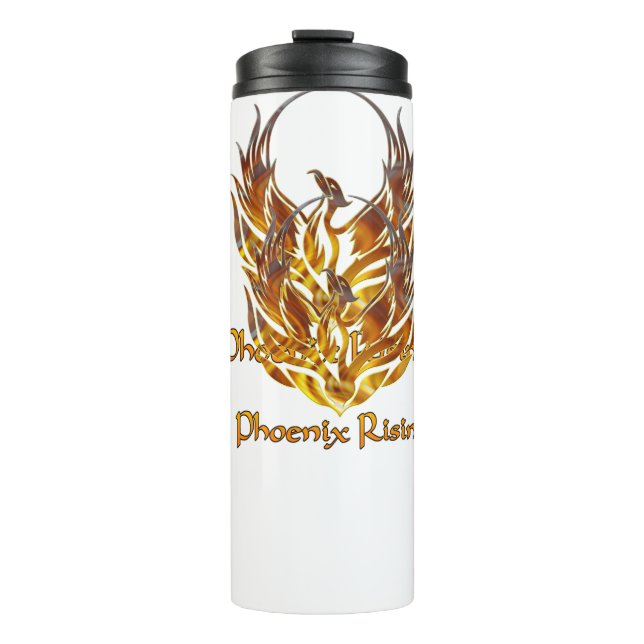 Garrafa Térmica Ascensão Phoenix acima das Ashes (Frente)