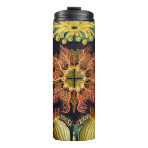 Garrafa Térmica Ascidiae por Ernst Haeckel, Animais Marinhos Antig