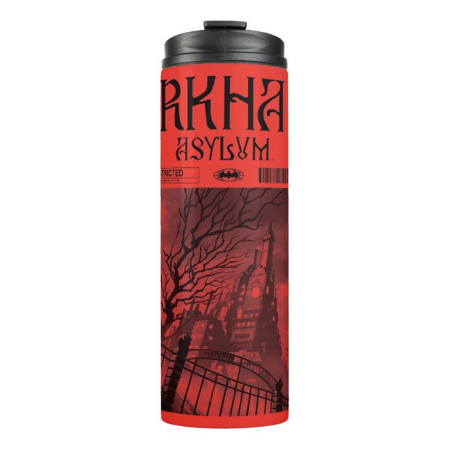 Garrafa Térmica Asilo de Arkham: Restrito (Frente)