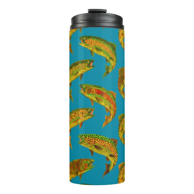 Garrafa Térmica Aspen Leaf Rainbow Pattern Invisível 2018 (Frente)