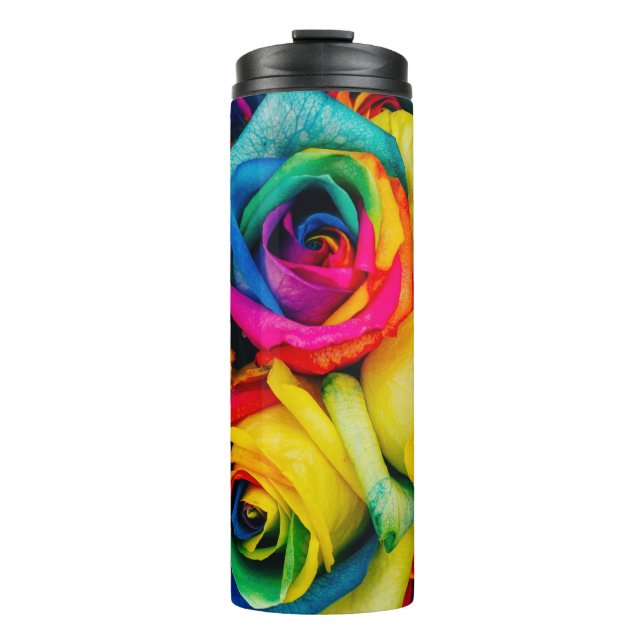 Garrafa Térmica Assorted-color petaled flowers (Frente)