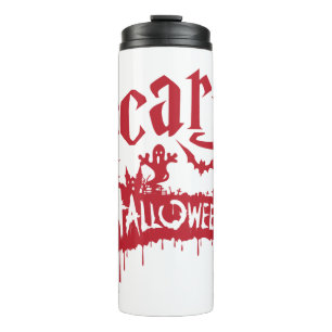 Garrafa Térmica Assustador Halloween