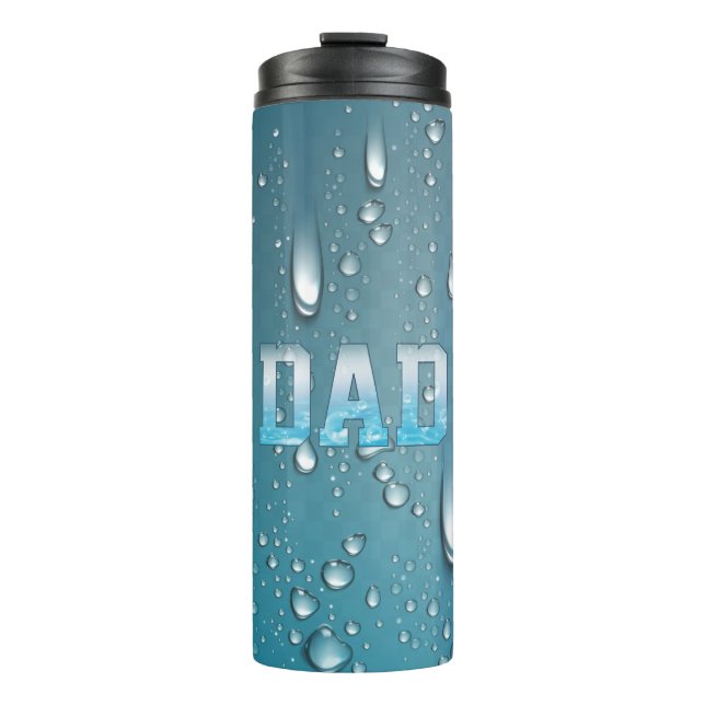 GARRAFA TÉRMICA  ATERRISSAGEM DE ÁGUA COM PAPEL AZUL (Frente)