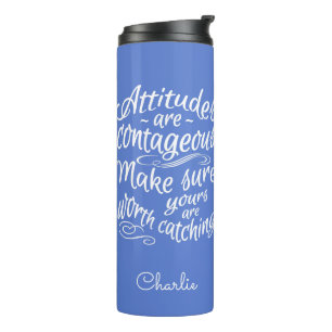 Garrafa Térmica ATTITUDES monograma personalizado e tonalizador de