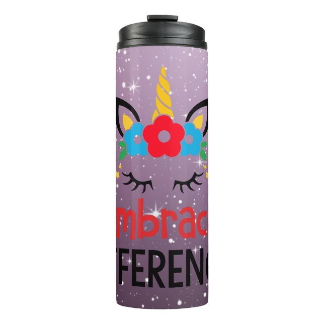 Garrafa Térmica Autismo Unicorn (Frente)