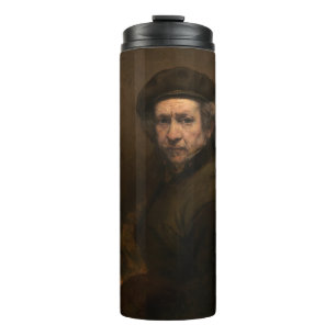 Garrafa Térmica Autorretrato de Rembrandt: Pintor da Idade de Ouro