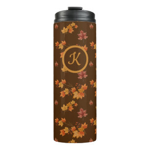 Garrafa Térmica Autumn Folhas Thermal Tumbler