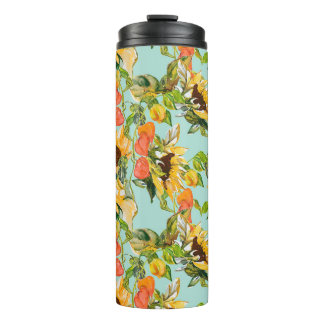 Garrafa Térmica Autumn Splendor: Padrão Natural Invisível