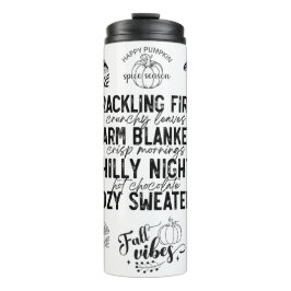 Garrafa Térmica Autumn Vibes Thermal Tumbler
