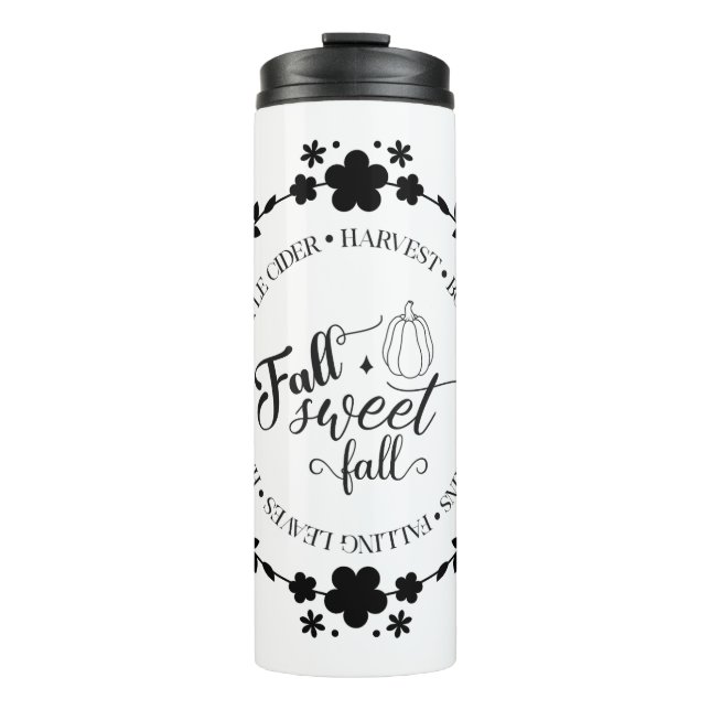 Garrafa Térmica Autumn Vibes Thermal Tumbler (Frente)