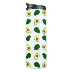 Garrafa Térmica Avocado Padrão Tumbler térmico impresso