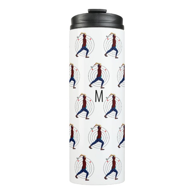 Garrafa Térmica Ax Throwing (Frente)